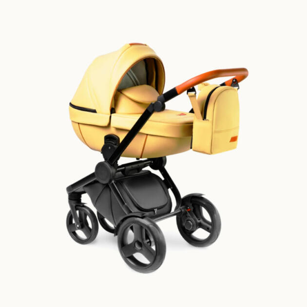Yellow stroller